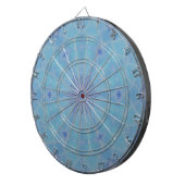 Blau und Türkis Dartscheibe (Vorderseite rechts)