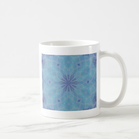 Blau und Türkis Kaffeetasse (Rechts)