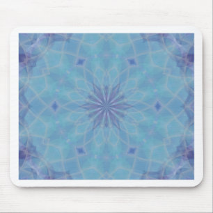 Blau und Türkis Mousepad