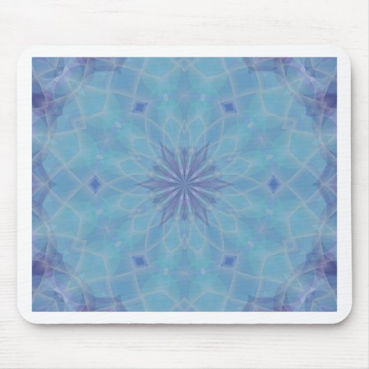 Blau und Türkis Mousepad (Vorne)