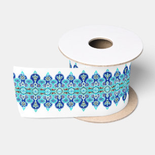 Blau und Türkis Satin Ribbon Satinband