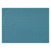 Blau und Türkis Star von David Tessellation Tischdecke (Vorderseite (Horizontal))