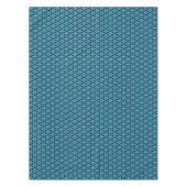 Blau und Türkis Star von David Tessellation Tischdecke (Vorderseite)