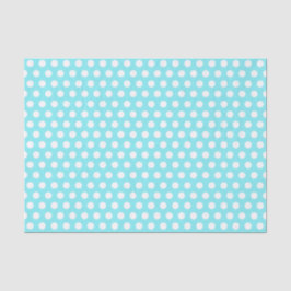 Blau und weiß 50. Geburtstag Polka Dots Seidenpapier
