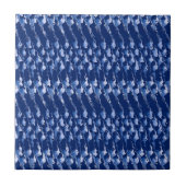 Blau und Weiß am Meer Fliese (Vorderseite)