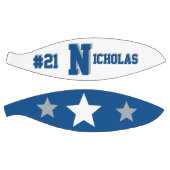 Blau und Weiß Basketball (Panele)