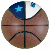 Blau und Weiß Basketball (Rechts)