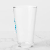 Blau und weiß Bleib hydriert Glas (Links)