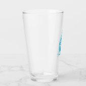 Blau und weiß Bleib hydriert Glas (Rechts)