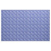 Blau und Weiß Boho Paisley Muster Stoff (Yard (91,4 cm))