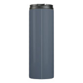 Blau und Weiß-Bridesmädchen- Thermosbecher (Rückseite)