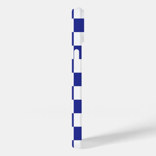 Blau und Weiß Case-Mate iPhone Hülle (Rückseite / Rechts)