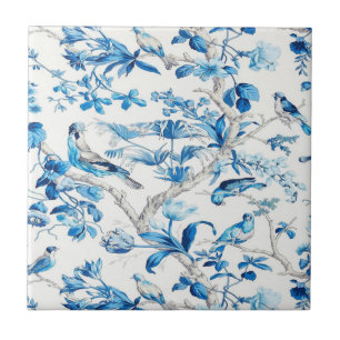 Blau und Weiß Chinoiserie Fliese