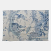 Blau und Weiß Chinoiserie Geschirrtuch (Horizontal)