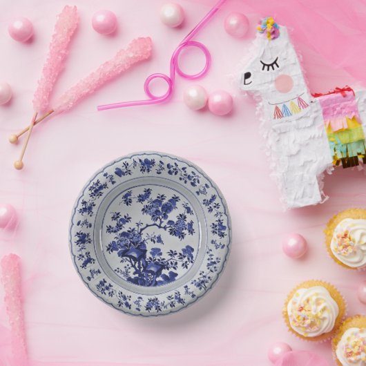 Blau und Weiß Chinoiserie Imitate China Pappteller (Party)