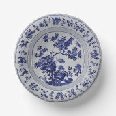 Blau und Weiß Chinoiserie Imitate China Pappteller (Vorderseite)