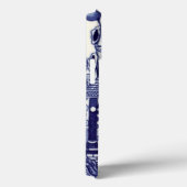 Blau und Weiß Chinoiserie Oriental Case-Mate iPhone Hülle (Rückseite / Rechts)