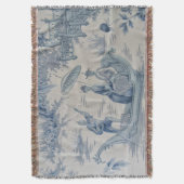 Blau und Weiß Chinoiserie Orientalischer Kegeltuch Decke (Vorderseite Vertikal)