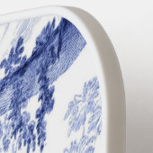 Blau und Weiß Chinoiserie Pickleball Schläger (Linke Seite)