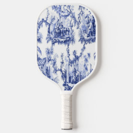 Blau und Weiß Chinoiserie Pickleball Schläger