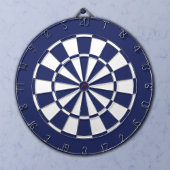 Blau und Weiß Dartscheibe