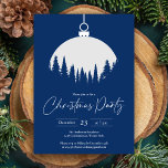 Blau und Weiß Dekoration Ball Weihnachtsgebäck Par Einladung<br><div class="desc">Set die Bühne für ein Weihnachtsfest,  um sich mit unserer Moderne Blau-Weiß-Party Einladung erinnern. Personalisieren und bestellen Sie noch heute,  und lass der Feiertage beginnen!</div>
