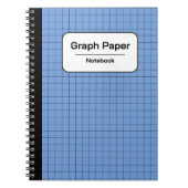 Blau und Weiß, einfach, klassisch, viereckig Notizblock (Vorderseite)