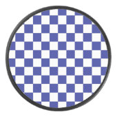 Blau und Weiß Eishockey Puck (Vorderseite)