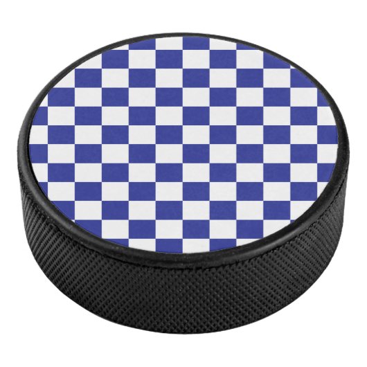 Blau und Weiß Eishockey Puck (3/4)
