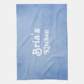 Blau und Weiß Extravagant Geschirrtuch (Vertikal)