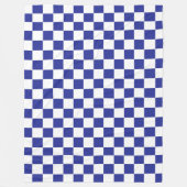Blau und Weiß Fleecedecke (Vorderseite)
