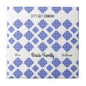 Blau und Weiß Fliese (Vorderseite)