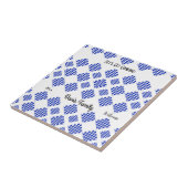 Blau und Weiß Fliese (Seite)