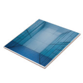 Blau und Weiß Fliese (Seite)