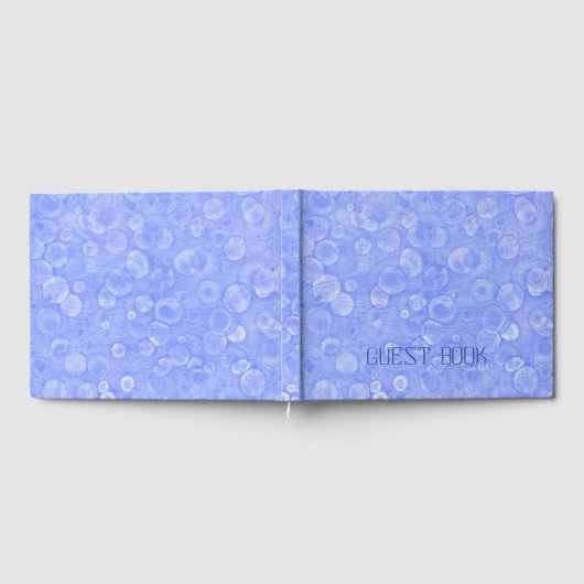 Blau und Weiß Gästebuch (Voll)