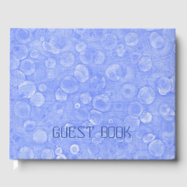Blau und Weiß Gästebuch