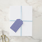 Blau und Weiß Geschenkanhänger (Mit Garn)