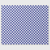 Blau und Weiß Geschenkpapier (Flach)
