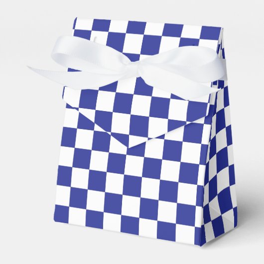 Blau und Weiß Geschenkschachtel (Vorderseite)