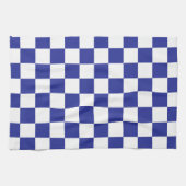 Blau und Weiß Geschirrtuch (Horizontal)