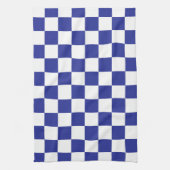 Blau und Weiß Geschirrtuch (Vertikal)