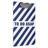 blau und weiß gestreift klemmbrett (Rechts)