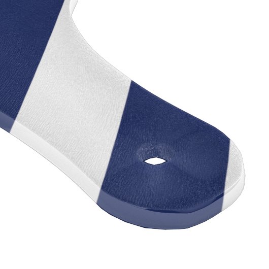 blau und weiß gestreift schneidebrett (Ecke)