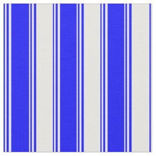 Blau und weiß gestrichene Streifen/Muster mit Lins Stoff