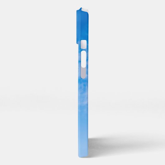 Blau und Weiß iPhone Hülle (Linke Seite)