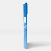 Blau und Weiß iPhone Hülle (Rechte Seite)