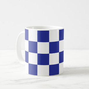 Blau und Weiß Kaffeetasse