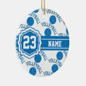 Blau und Weiß Keramikornament (Rechts)