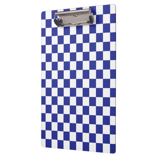 Blau und Weiß Klemmbrett (Links)