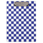 Blau und Weiß Klemmbrett (Vorderseite)